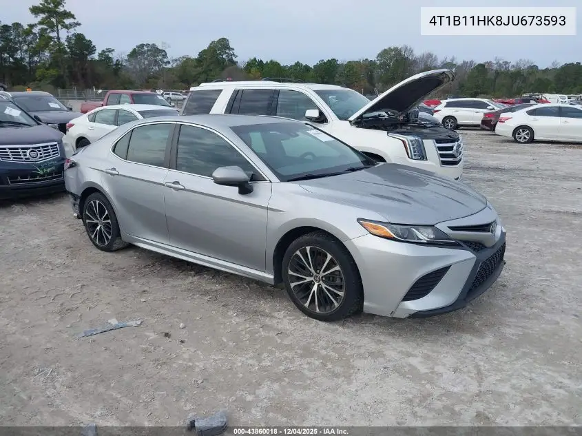 4T1B11HK8JU673593 2018 Toyota Camry Se