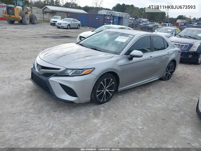 4T1B11HK8JU673593 2018 Toyota Camry Se