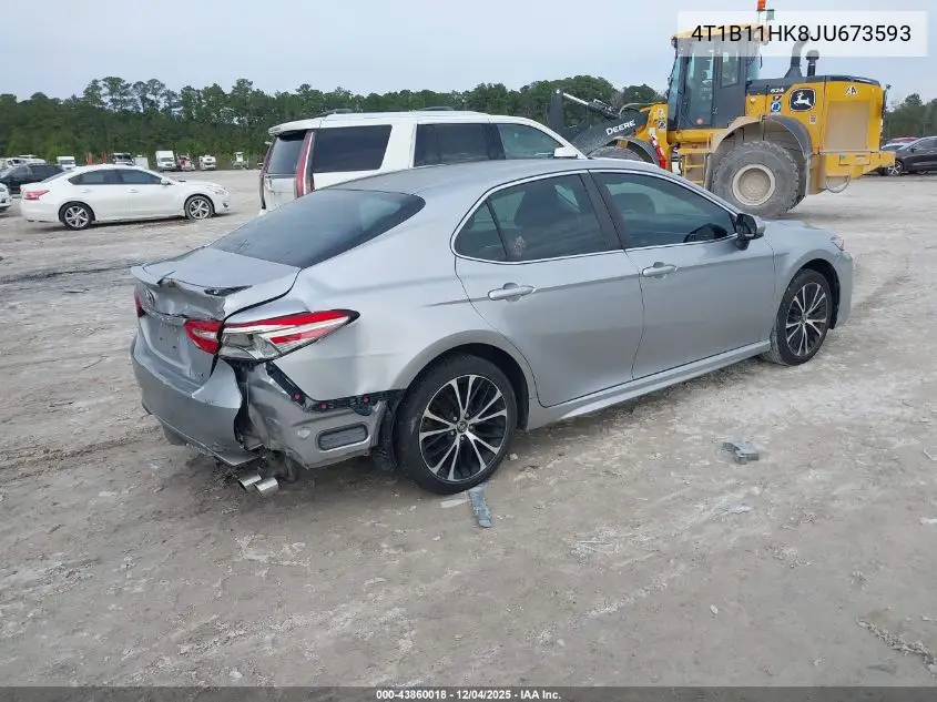 4T1B11HK8JU673593 2018 Toyota Camry Se