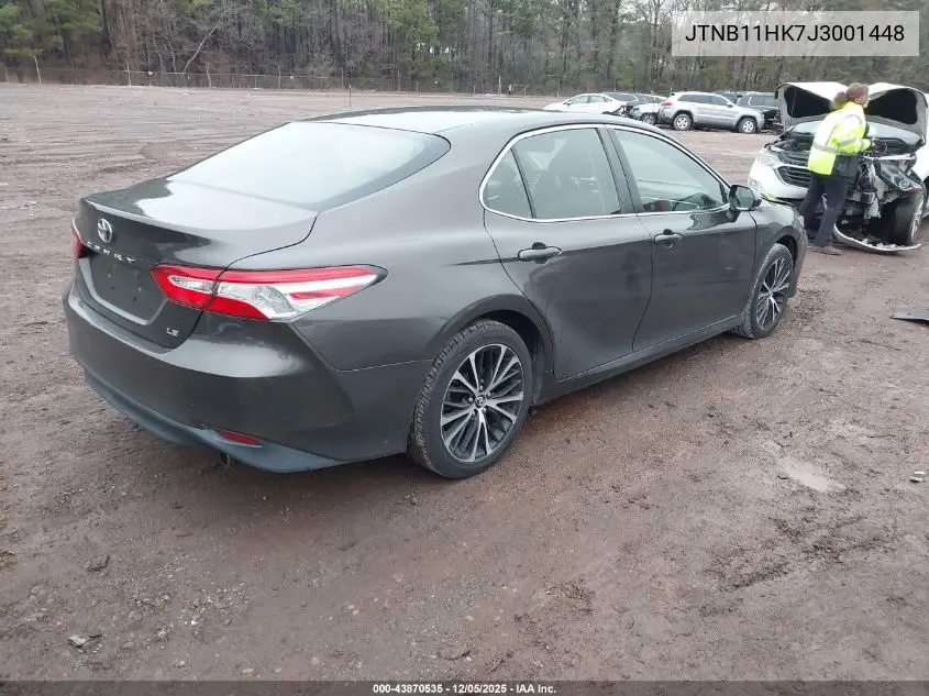 JTNB11HK7J3001448 2018 Toyota Camry Le