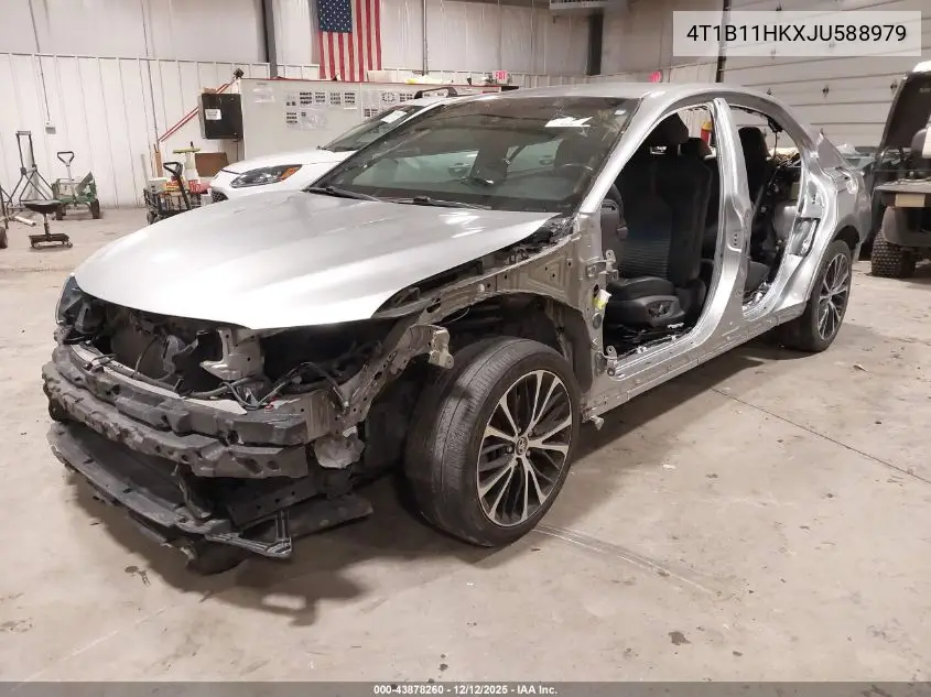 4T1B11HKXJU588979 2018 Toyota Camry Se