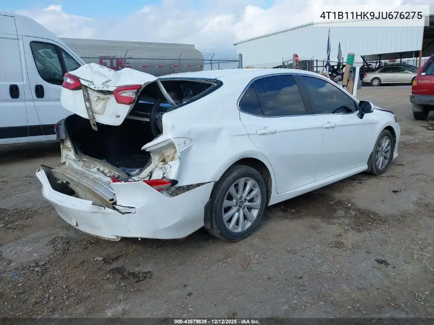 4T1B11HK9JU676275 2018 Toyota Camry Le