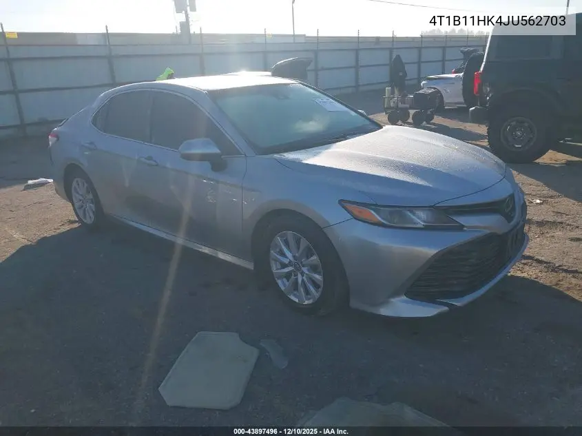 4T1B11HK4JU562703 2018 Toyota Camry Le