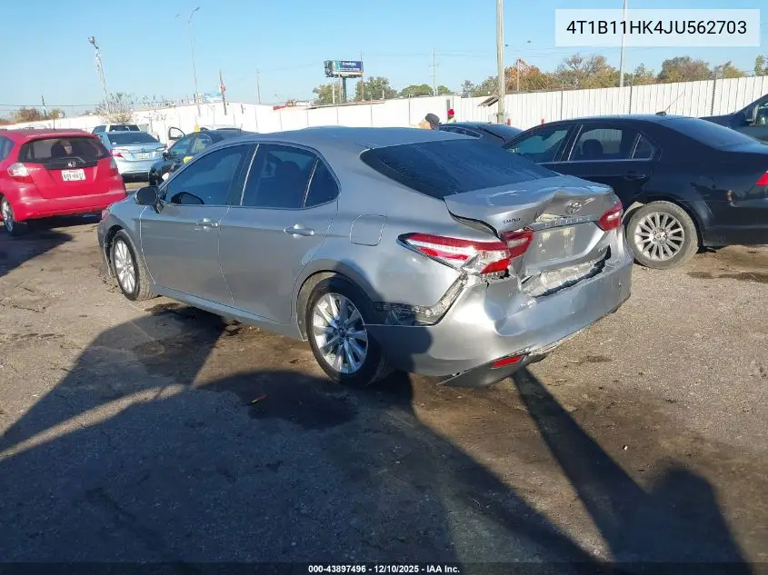 4T1B11HK4JU562703 2018 Toyota Camry Le