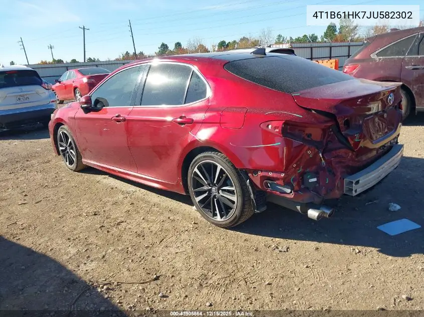 4T1B61HK7JU582302 2018 Toyota Camry Xse
