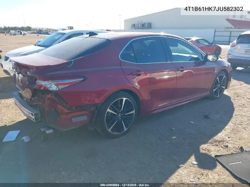 4T1B61HK7JU582302 2018 Toyota Camry Xse