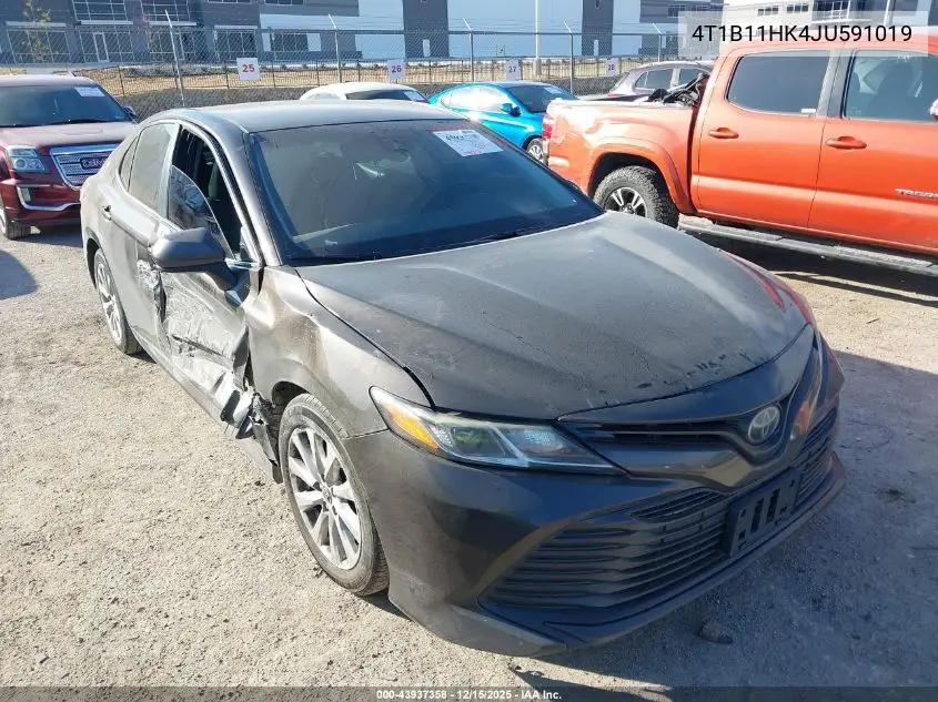 4T1B11HK4JU591019 2018 Toyota Camry Le