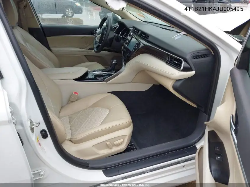 4T1B21HK4JU005495 2018 Toyota Camry Hybrid Xle