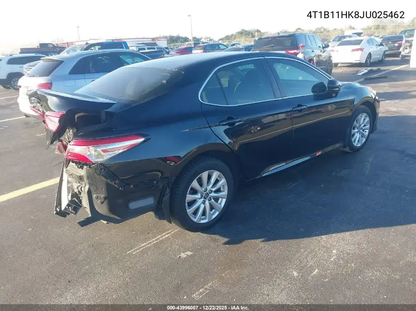 4T1B11HK8JU025462 2018 Toyota Camry Le