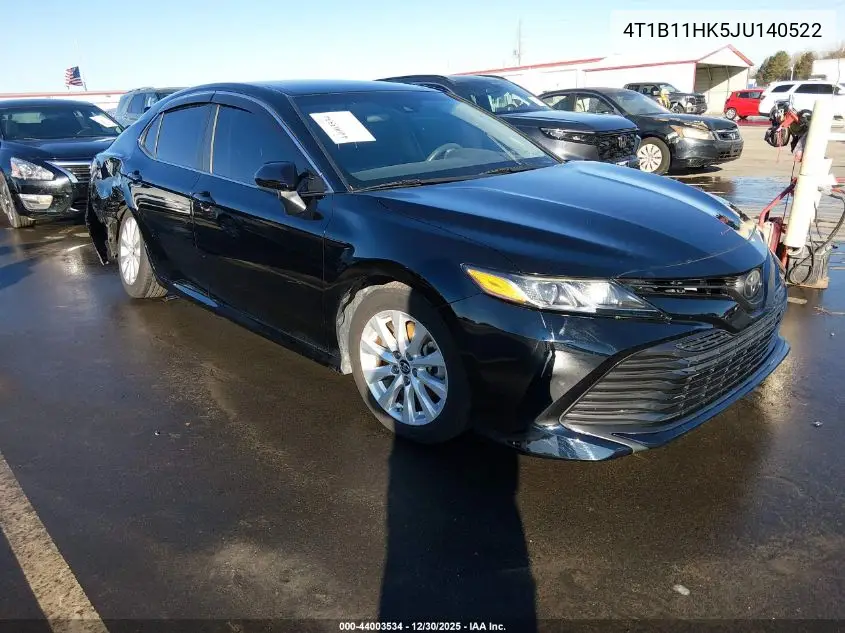 4T1B11HK5JU140522 2018 Toyota Camry Le