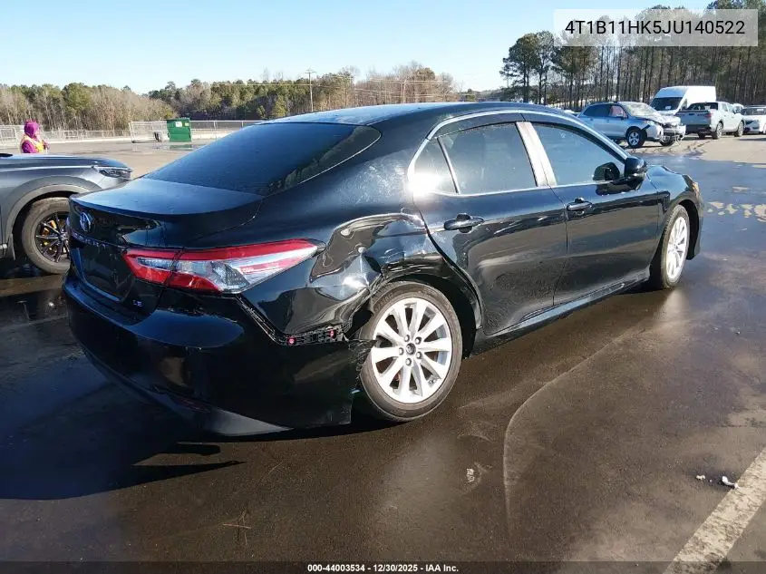 4T1B11HK5JU140522 2018 Toyota Camry Le