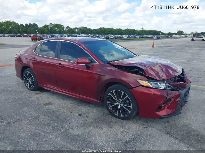 4T1B11HK1JU661978 2018 Toyota Camry Se