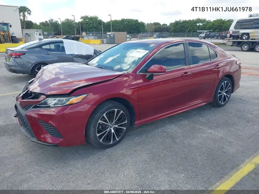 4T1B11HK1JU661978 2018 Toyota Camry Se