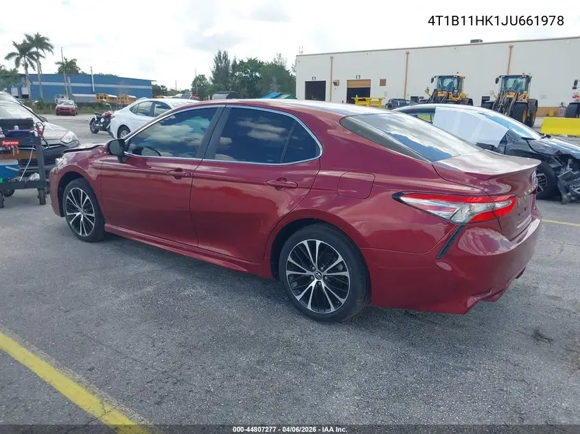 4T1B11HK1JU661978 2018 Toyota Camry Se