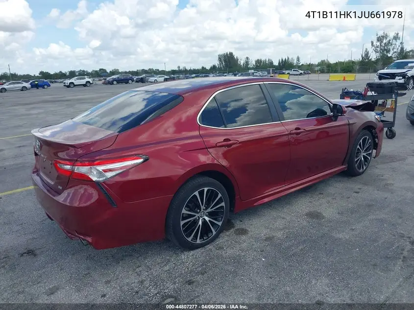 4T1B11HK1JU661978 2018 Toyota Camry Se