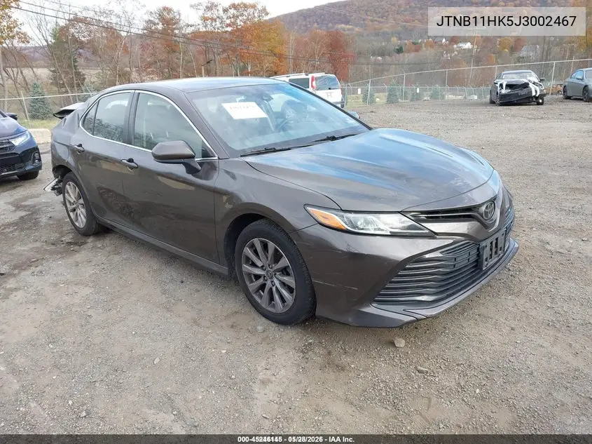 JTNB11HK5J3002467 2018 Toyota Camry Le