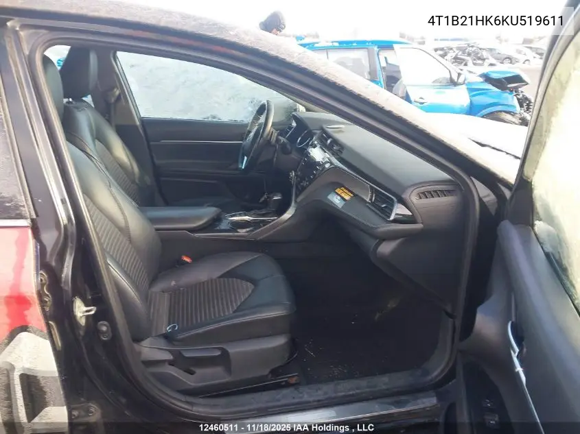 4T1B21HK6KU519611 2019 Toyota Camry Hybrid/Le/Xle/Se