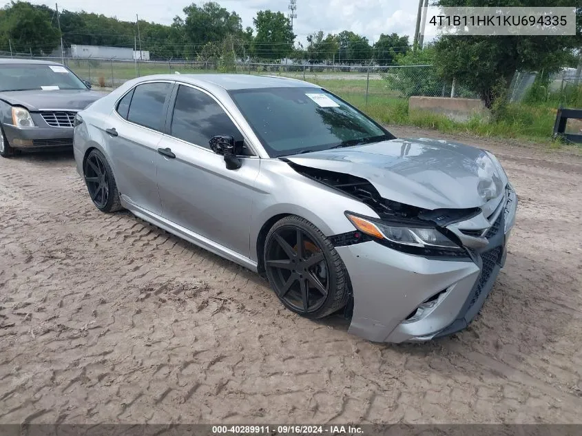 4T1B11HK1KU694335 2019 Toyota Camry Se