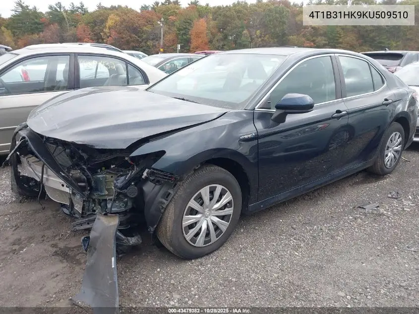 4T1B31HK9KU509510 2019 Toyota Camry Hybrid Le