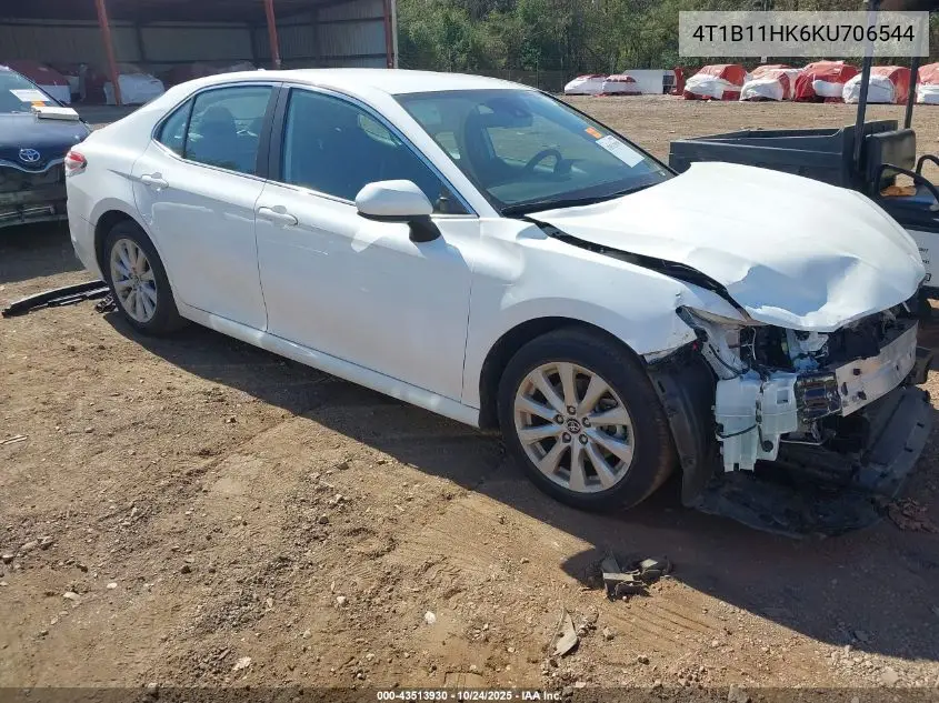 4T1B11HK6KU706544 2019 Toyota Camry Le