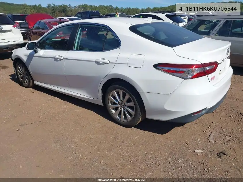 4T1B11HK6KU706544 2019 Toyota Camry Le