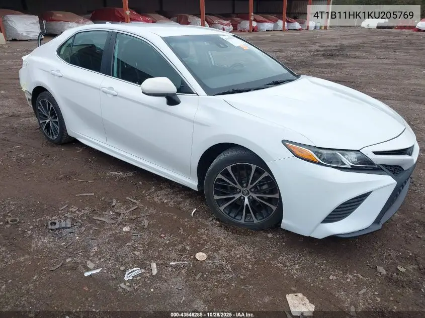 4T1B11HK1KU205769 2019 Toyota Camry Se