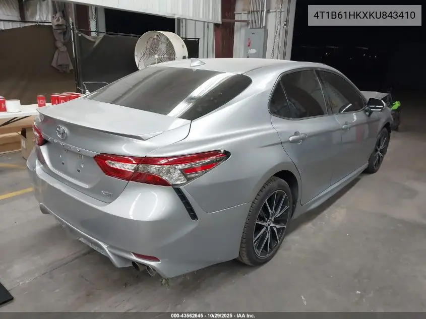 4T1B61HKXKU843410 2019 Toyota Camry Xse
