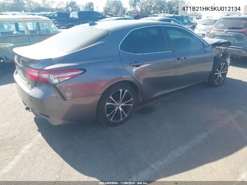 4T1B21HK5KU012134 2019 Toyota Camry Hybrid Se