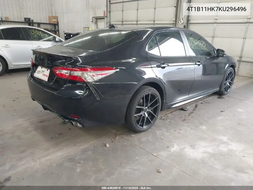 4T1B11HK7KU296496 2019 Toyota Camry Se