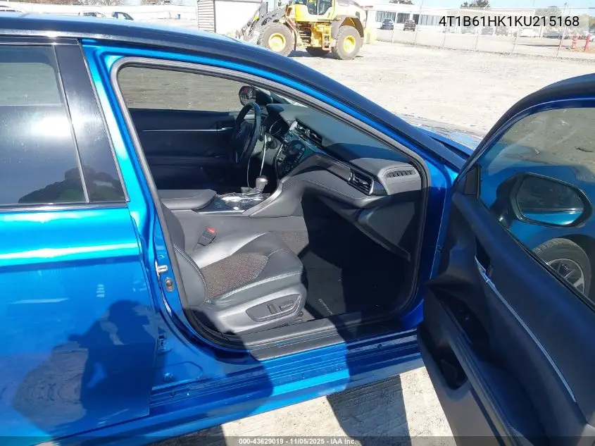 4T1B61HK1KU215168 2019 Toyota Camry Xse