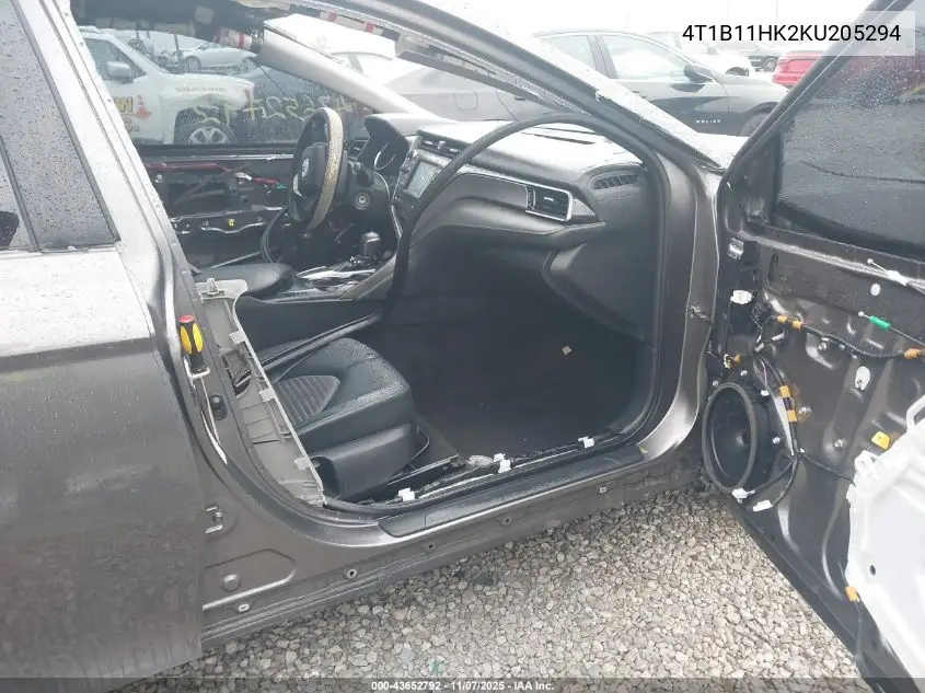 4T1B11HK2KU205294 2019 Toyota Camry Se