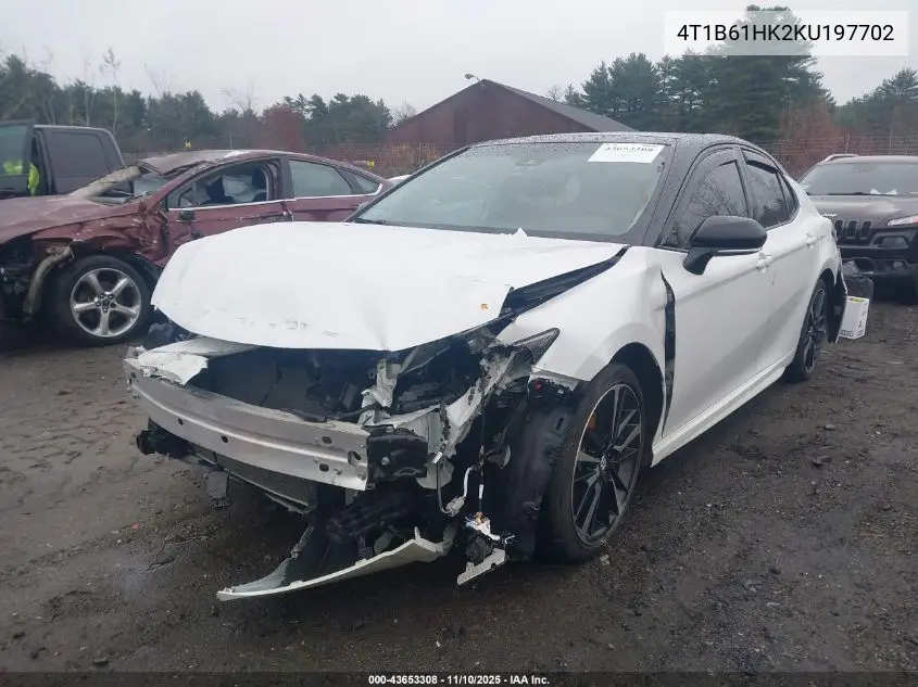 4T1B61HK2KU197702 2019 Toyota Camry Xse