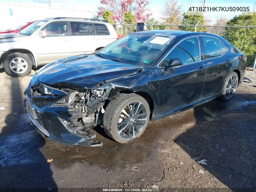 4T1BZ1HK7KU509035 2019 Toyota Camry Xse V6