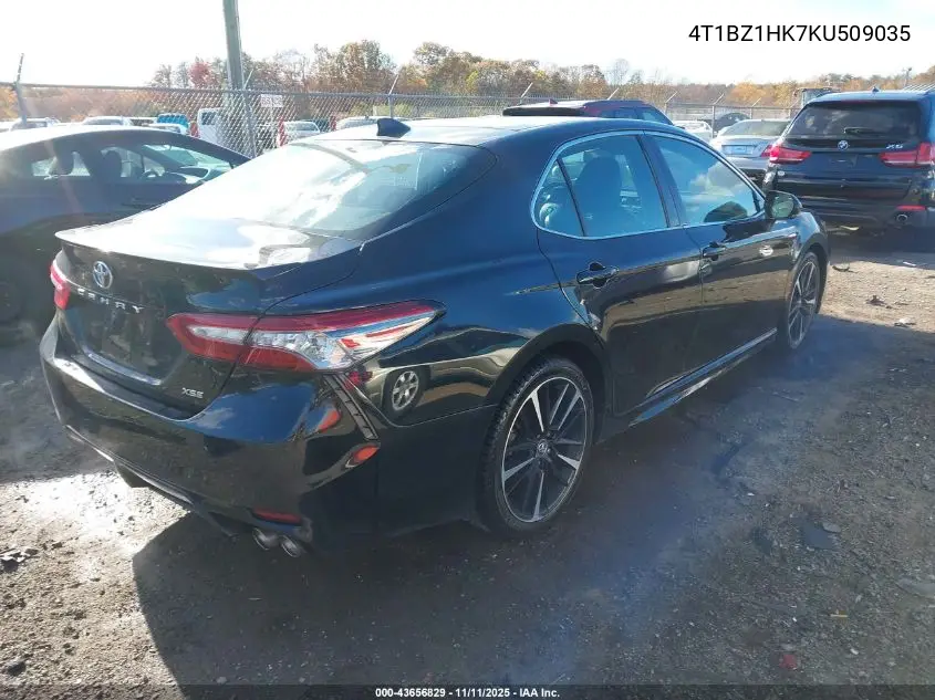 4T1BZ1HK7KU509035 2019 Toyota Camry Xse V6