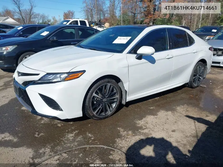 4T1B61HK4KU714661 2019 Toyota Camry Xse
