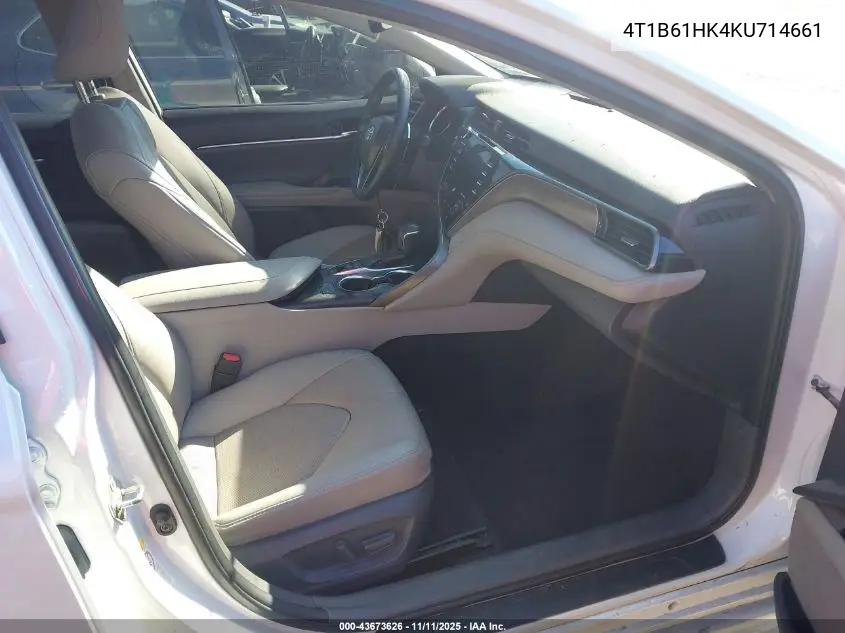 4T1B61HK4KU714661 2019 Toyota Camry Xse