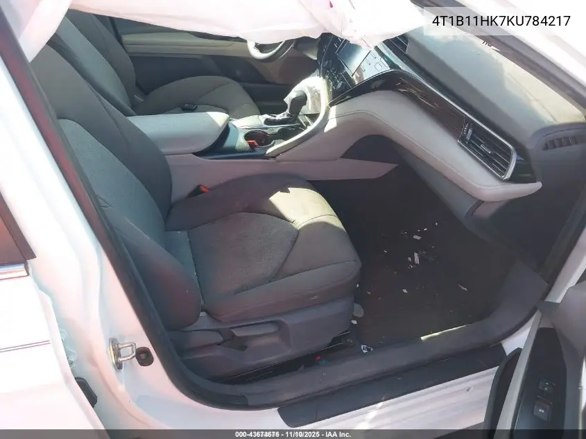 4T1B11HK7KU784217 2019 Toyota Camry Le