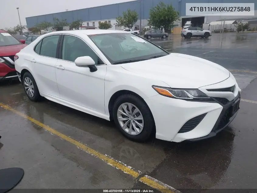 4T1B11HK6KU275848 2019 Toyota Camry Se