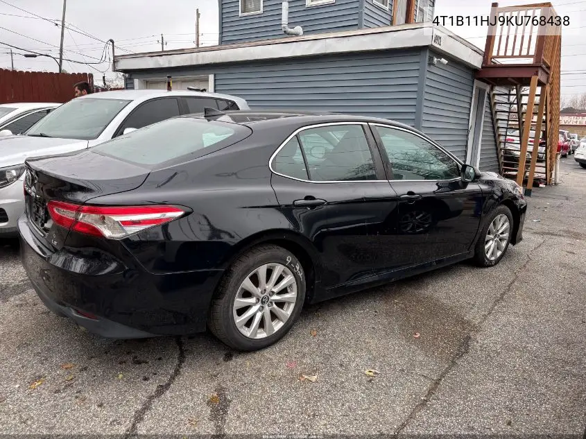 4T1B11HK9KU768438 2019 Toyota Camry Le