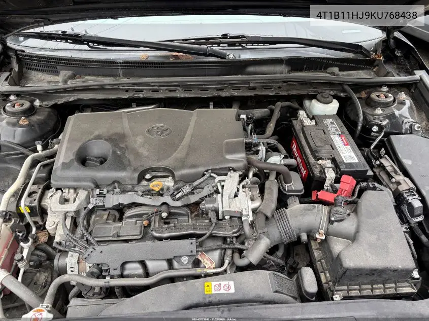 4T1B11HK9KU768438 2019 Toyota Camry Le