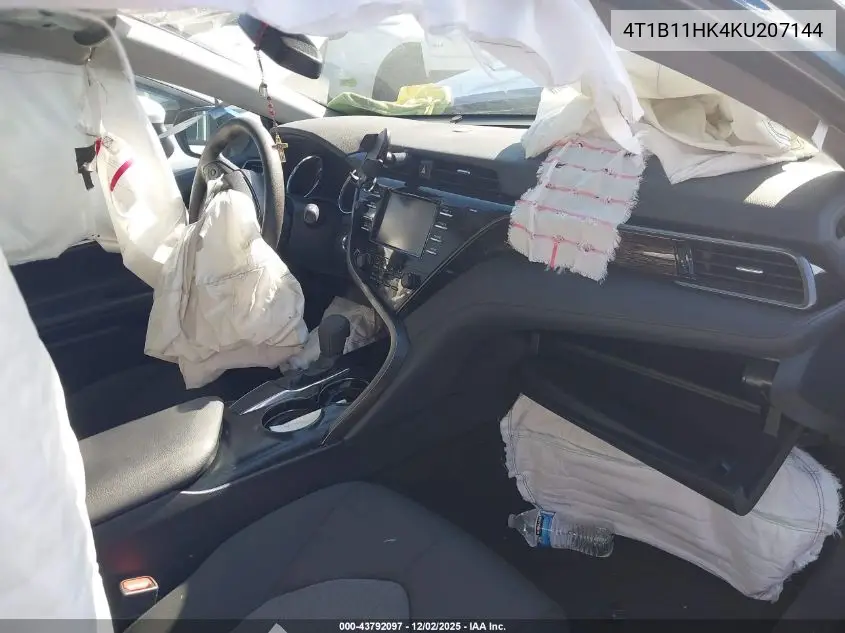 4T1B11HK4KU207144 2019 Toyota Camry Le