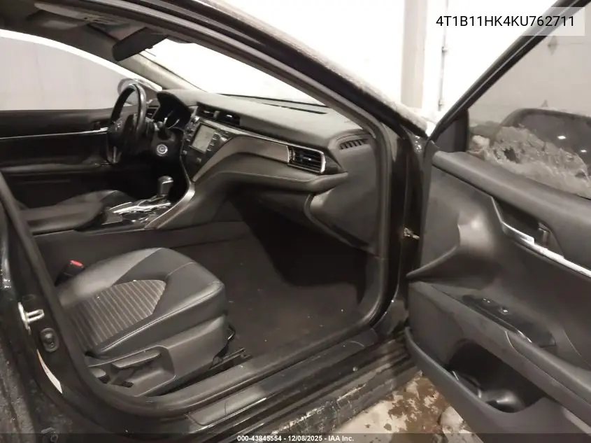 4T1B11HK4KU762711 2019 Toyota Camry Se