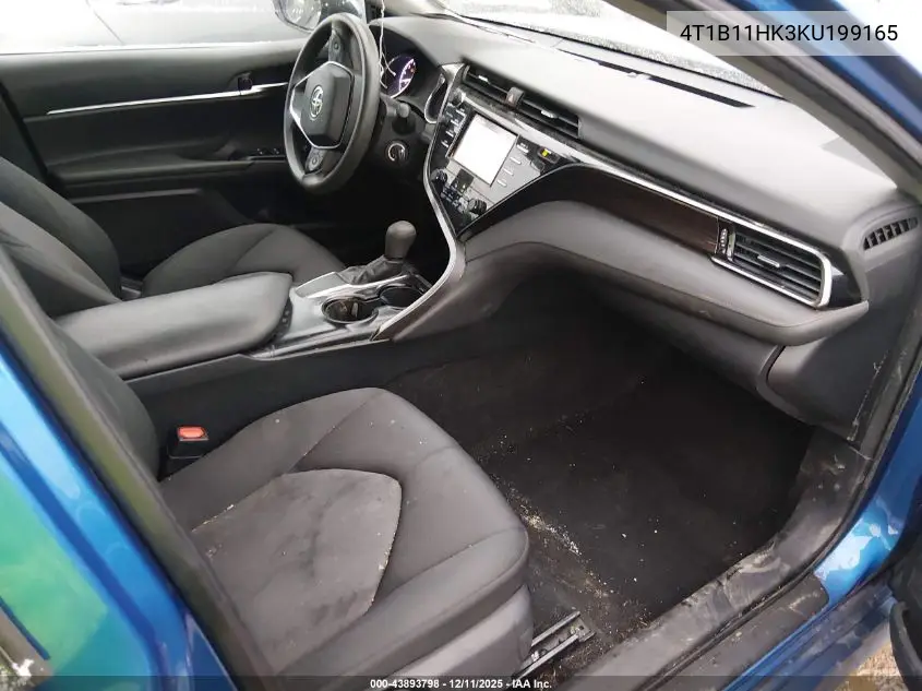 4T1B11HK3KU199165 2019 Toyota Camry Le