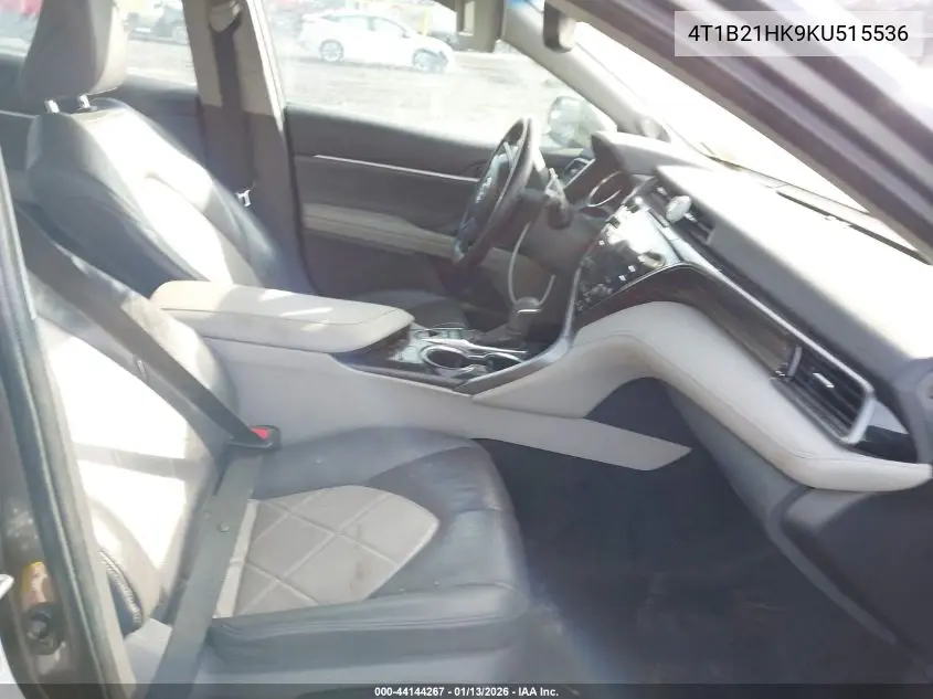 4T1B21HK9KU515536 2019 Toyota Camry Hybrid Xle