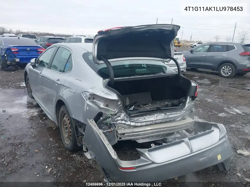 4T1G11AK1LU978453 2020 Toyota Camry