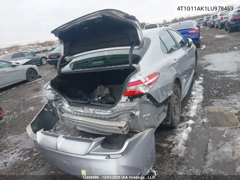4T1G11AK1LU978453 2020 Toyota Camry