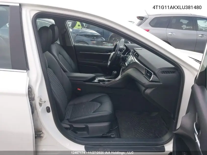 4T1G11AKXLU381480 2020 Toyota Camry Se