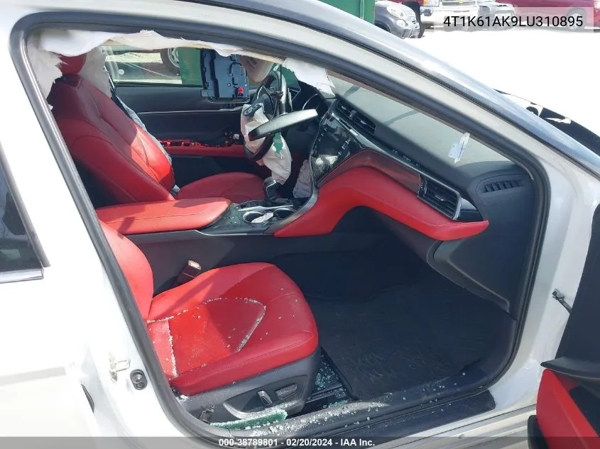 Auction sale of the 2020 Toyota Camry , vin: 4T1K61AK9LU310895, lot number: 38789801