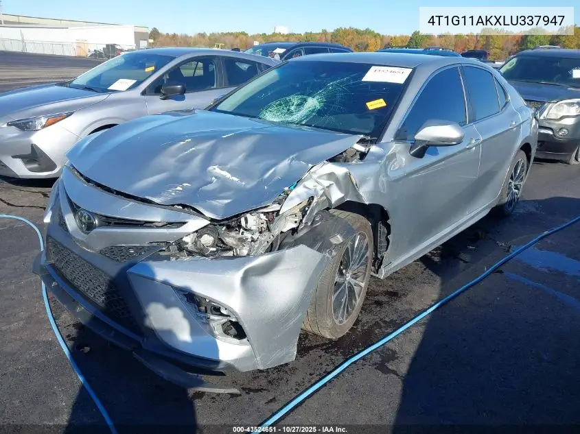 4T1G11AKXLU337947 2020 Toyota Camry Se