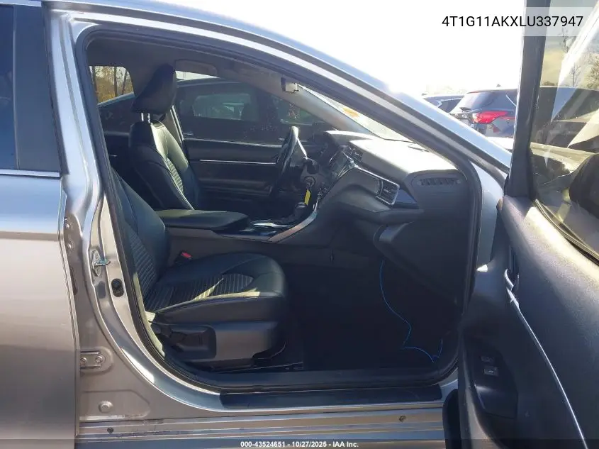 4T1G11AKXLU337947 2020 Toyota Camry Se